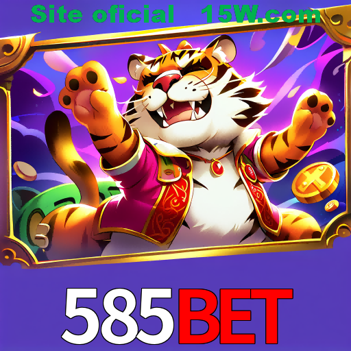 Imagem promocional da 585Bet mostrando a plataforma e suas vantagens